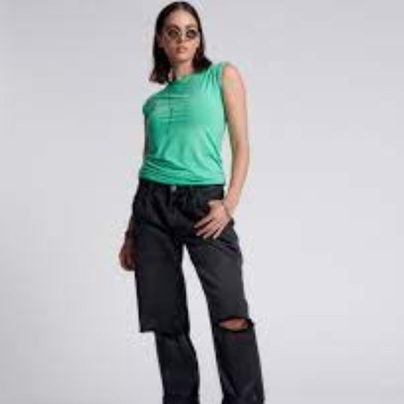 One Teaspoon Black Smiths Distressed Trouser, 26x31, NWT, $170 MSRP - Picture 3 of 14